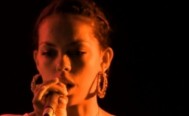 Sängerin bei der Vocalnight 2009