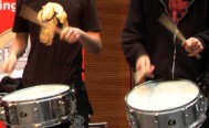 jamclub drumline eröffnet das Kinderfest im LTT