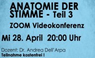 Abendseminar - Anatomie der Stimme