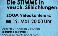 Abendseminar - Die Stimme in verschiedenen Stilrichtungen (Pop. Rock, Jazz. RnB und Rap)